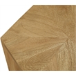 Meridian Furniture Diamante Natural Oak Veneer  End Table