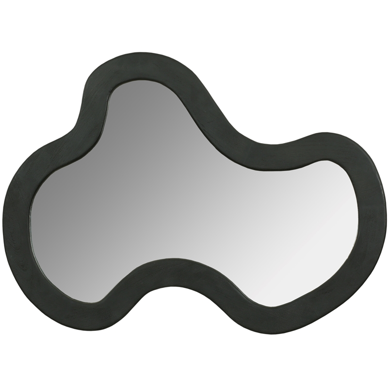 Meridian Furniture Oblique Black Mirror