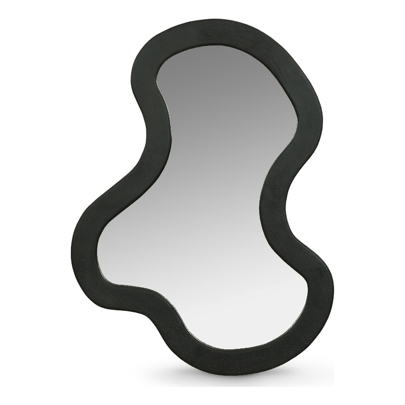 Meridian Furniture Oblique Black Mirror