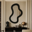Meridian Furniture Oblique Black Mirror