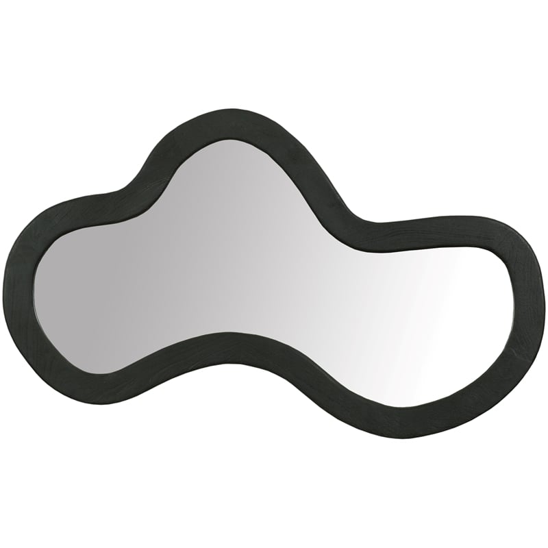 Meridian Furniture Oblique Black Mirror