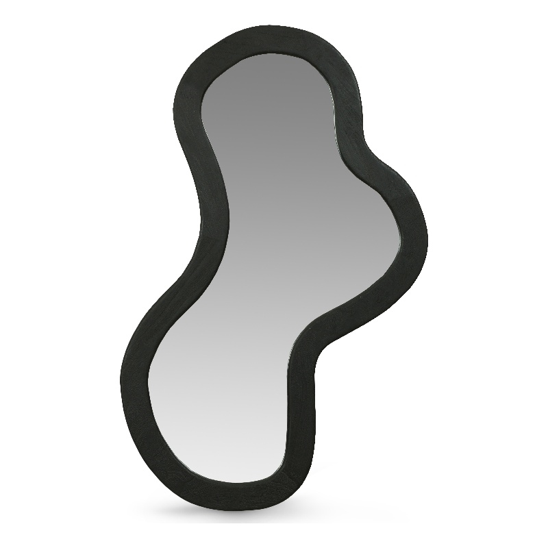 Meridian Furniture Oblique Black Mirror