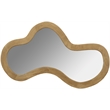 Meridian Furniture Oblique Oak Mirror