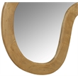 Meridian Furniture Oblique Oak Mirror