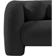 Meridian Furniture Emory Black Boucle Fabric Chair