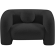 Meridian Furniture Emory Black Boucle Fabric Chair