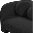 Meridian Furniture Emory Black Boucle Fabric Chair