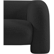 Meridian Furniture Emory Black Boucle Fabric Chair