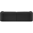 Meridian Furniture Emory Black Boucle Fabric Sofa
