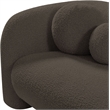 Meridian Furniture Emory Brown Boucle Fabric Chair