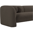 Meridian Furniture Emory Brown Boucle Fabric Sofa