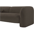 Meridian Furniture Emory Brown Boucle Fabric Sofa