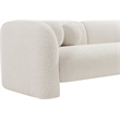 Meridian Furniture Emory Cream Boucle Fabric Loveseat