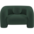Meridian Furniture Emory Green Boucle Fabric Chair