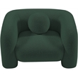 Meridian Furniture Emory Green Boucle Fabric Chair
