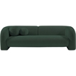 Meridian Furniture Emory Green Boucle Fabric Sofa