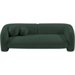 Meridian Furniture Emory Green Boucle Fabric Sofa