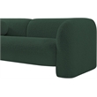 Meridian Furniture Emory Green Boucle Fabric Sofa