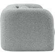 Meridian Furniture Emory Grey Boucle Fabric Loveseat
