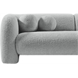 Meridian Furniture Emory Grey Boucle Fabric Sofa