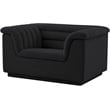 Meridian Furniture Cascade Black Boucle Fabric Chair