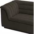 Meridian Furniture Cascade Brown Boucle Fabric Chair