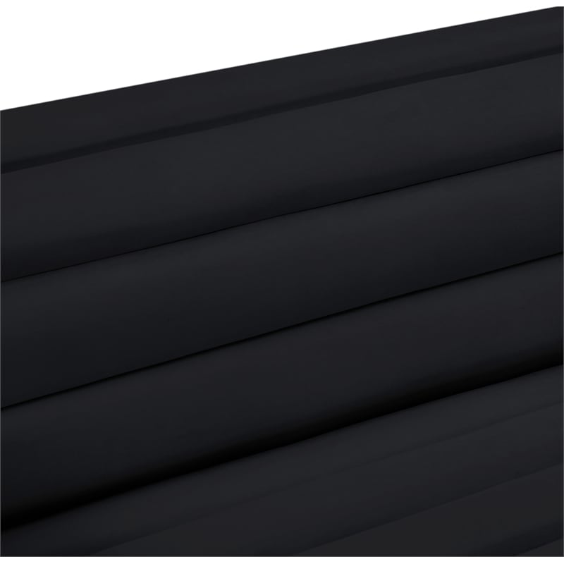 Meridian Furniture Cascade Black Velvet Fabric Chair