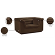 Meridian Furniture Cascade Brown Velvet Fabric Chair