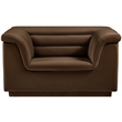Meridian Furniture Cascade Brown Velvet Fabric Chair