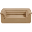 Meridian Furniture Cascade Camel Velvet Fabric Loveseat