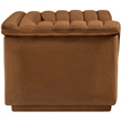 Meridian Furniture Cascade Saddle Velvet Fabric Chair