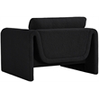 Meridian Furniture Stylus Black Boucle Fabric Chair