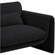 Meridian Furniture Stylus Black Boucle Fabric Chair