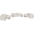 Meridian Furniture Stylus Cream Boucle Fabric Loveseat