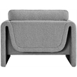 Meridian Furniture Stylus Grey Boucle Fabric Chair