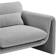 Meridian Furniture Stylus Grey Boucle Fabric Chair