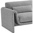 Meridian Furniture Stylus Grey Boucle Fabric Chair