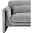 Meridian Furniture Stylus Grey Boucle Fabric Chair