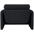 Meridian Furniture Sloan Black Velvet Fabric Chair