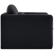 Meridian Furniture Sloan Black Velvet Fabric Chair