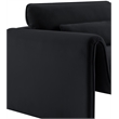 Meridian Furniture Sloan Black Velvet Fabric Chair