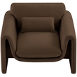 Meridian Furniture Sloan Brown Velvet Fabric Chair