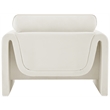 Meridian Furniture Sloan Cream Velvet Fabric Chair