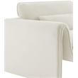 Meridian Furniture Sloan Cream Velvet Fabric Chair