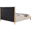 Meridian Furniture Kona Cream Fabric Full Bed
