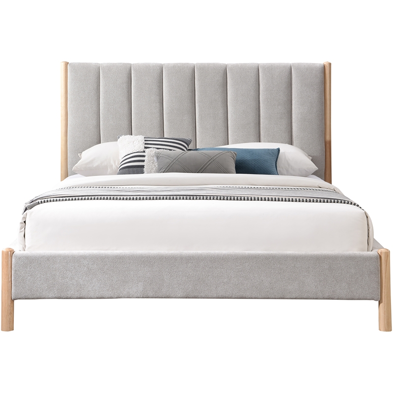 Meridian Furniture Kona Grey Fabric Full Bed