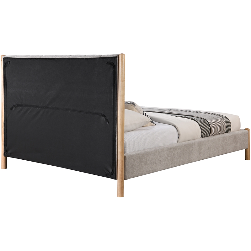 Meridian Furniture Kona Grey Fabric Full Bed