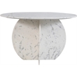 Meridian Furniture Formentera White Dining Table