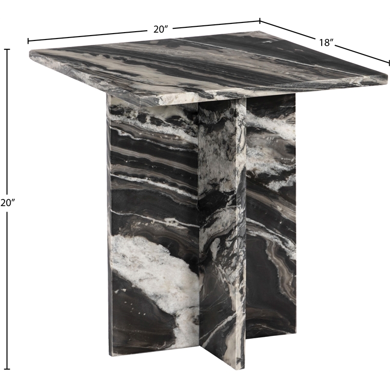 Meridian Furniture Verona Black End Table