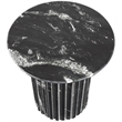 Meridian Furniture Genoa Black Marble End Table